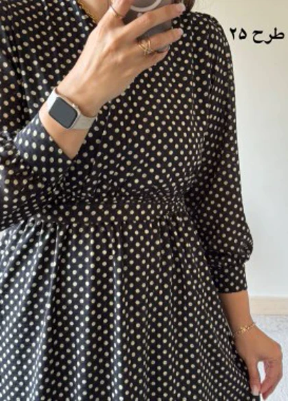 پیراهن حریر سرمه سری 10