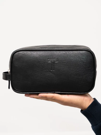 کیف دستی washbag مشکی کارلوتی کد b160