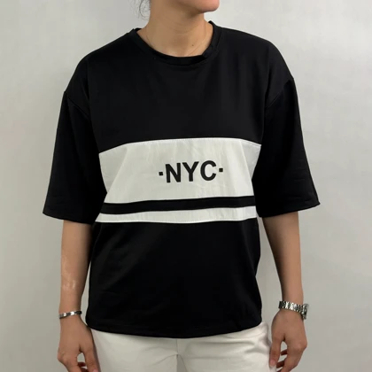 تیشرت گلکسی NYC زنانه اچ اند اچ