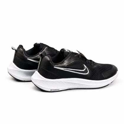 کفش کتانی بزرگ پا مدل نایک زوم مشکی سفید NIKE ZOOM