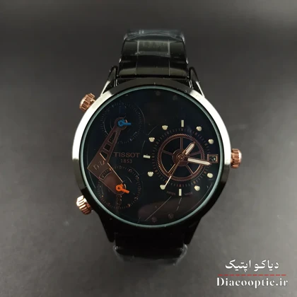 ساعت مچی مردانه برند تیسوت سه موتور مدل Tis1146 استیل