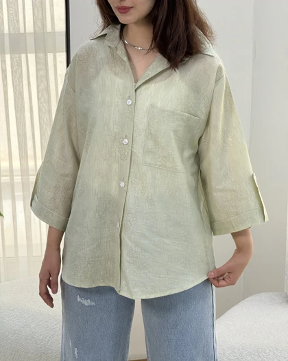 شومیز گل‌دار ناز