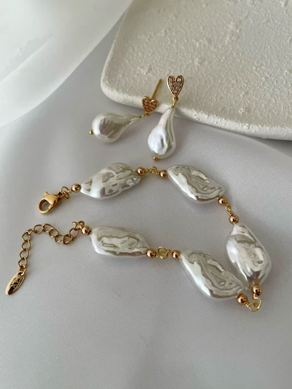 دستبند مرواریدی ژوپینگ