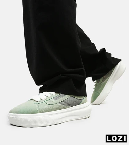 کفش اسنیکرزمردانه سبز طوسی ونس VANS