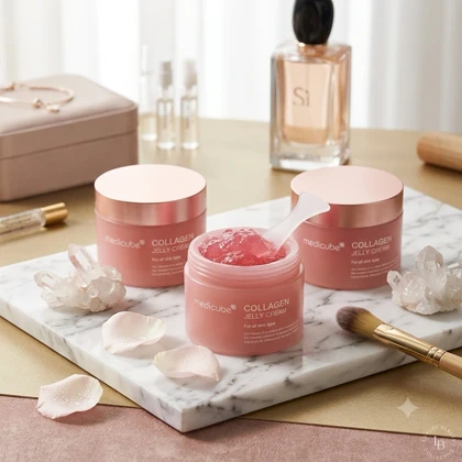 خرید کرم ژله‌ای کلاژن مدیکیوب Medicube Collagen Jelly Cream آبرسان و سفت کننده پوست