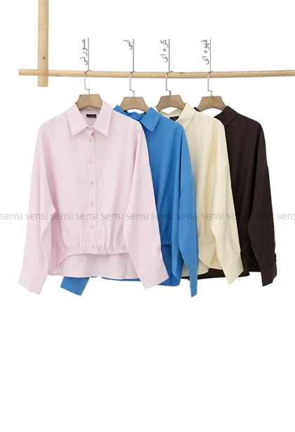 شومیز جلو کش سیلک کد1005596