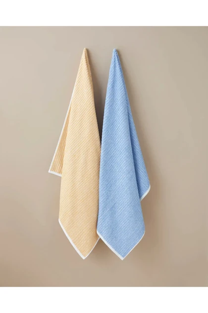 حوله حمام English Home مدل Melange Stripe پنبه‌ای