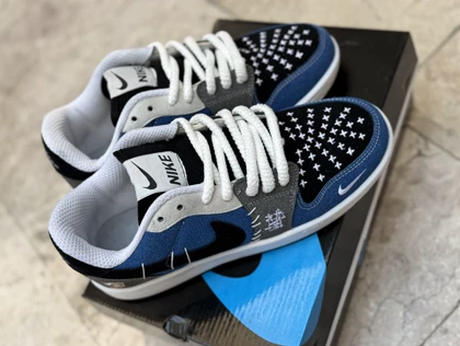 کتانی مردانه ودوو آبی طوسی