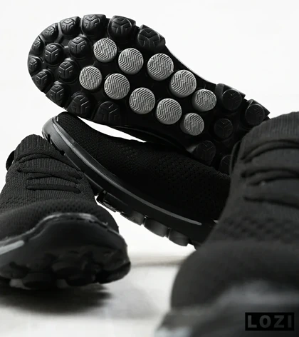 کفش کتانی بزرگ پا مشکی اسکیچرز SKECHERS