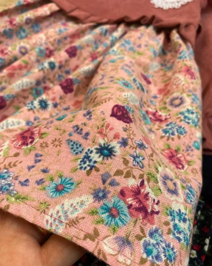 پیراهن دخترانه گل‌گلی