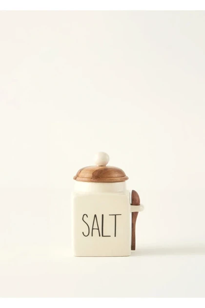 جار سرامیکی Bella Maison مدل Salt - کرم