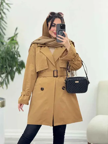 بارانی پشت ژیله پاگن دار