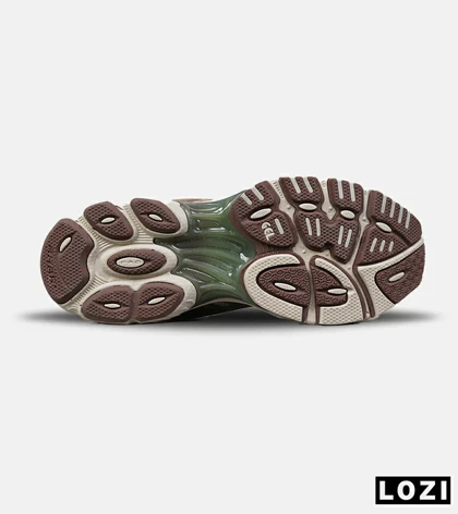 کفش کتانی مردانه و زنانه کرم قهوه ای ASICS Gel-Phoenix مدل 8537