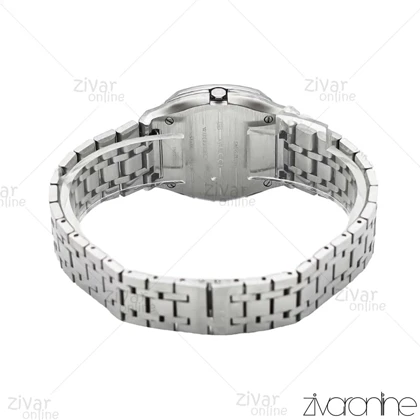 ساعت گوچی زنانه نقره ای صفحه آبی تیفانی 106031