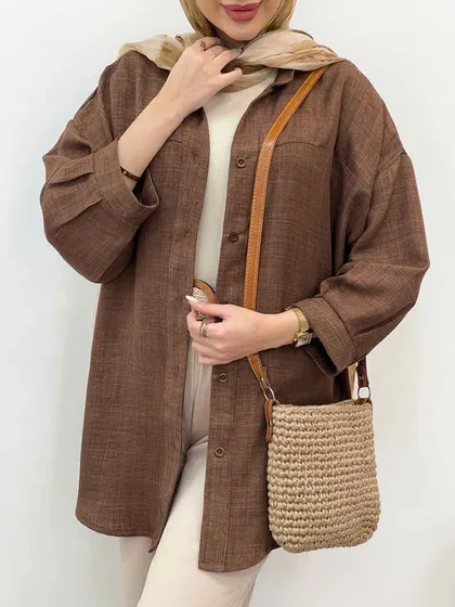 شومیز برش‌دار نوژان