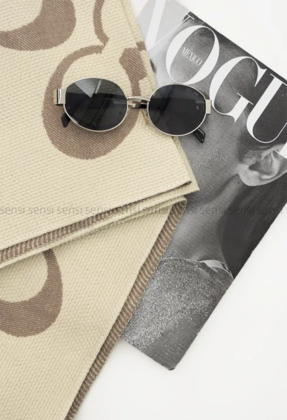 شال بافت موهری COACHوارداتی کد1004608