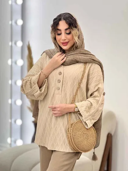 شومیز سه دکمه فریماه