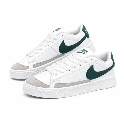 کفش کتانی زنانه مدل رانینگ نایک بلیزر سفید سبز NIKE blazer
