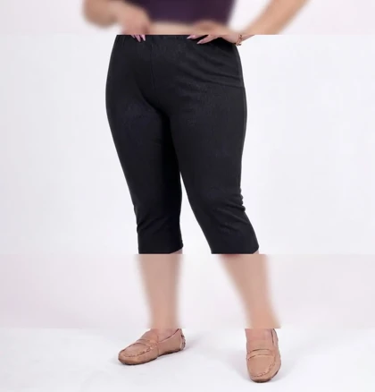 شلوارک راحتی زنانه کبریتی سایز بزرگ