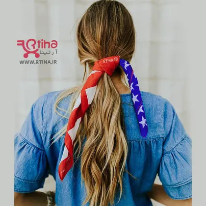 باندانا دستمال سر طرح پرچم امریکا