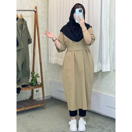 کفتان خمره ای دانشجویی اداری بلند