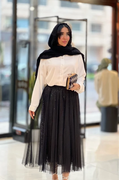 دامن پولکی وارداتی کد 828