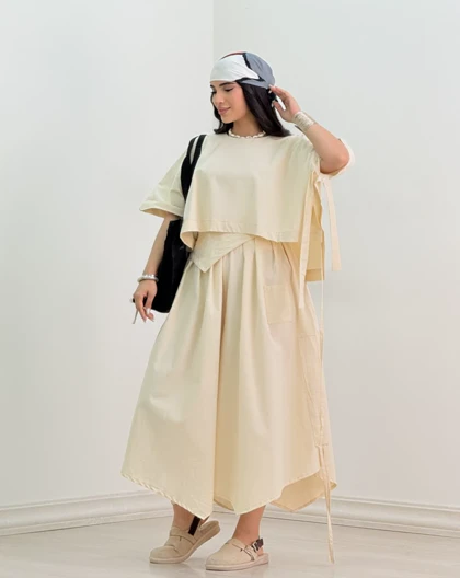 ست پانچ و شلوار پانیذ(103)کد:5280