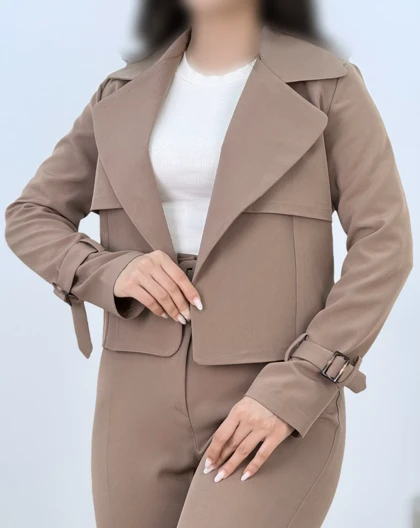 کراپ کت و شلوار سلین(84)کد:5226