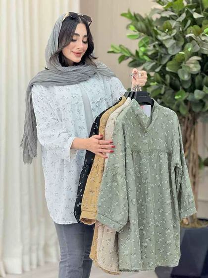 مانتو طرح دار گلنوش