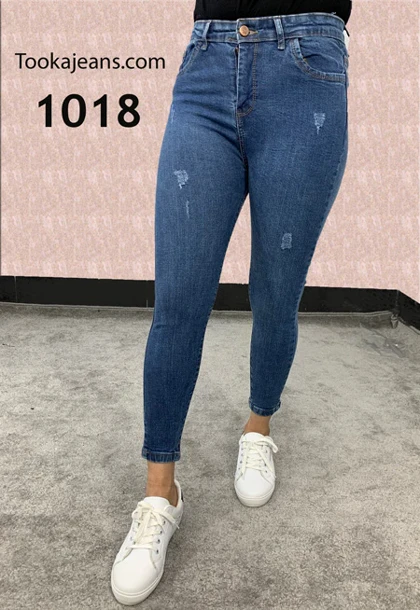 شلوار اسکینی جین جذب قد90