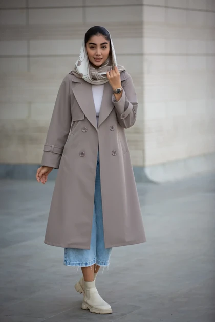 بارانی زنانه بلند کلارا New