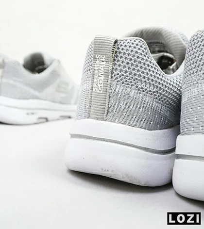 کفش کتانی طبی ورزشی طوسی سفید SKECHERS ULTRA GO