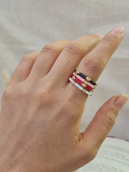 انگشتر مینا کاری فری سایز