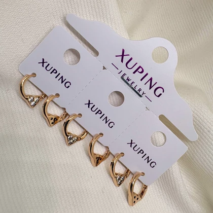 گوشواره ژوپینگ مدل «تپش قلب» | حلقه‌ای کوچک با درخشش عاشقانه