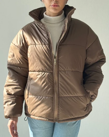 کاپشن یقه ایستاده کد 130078