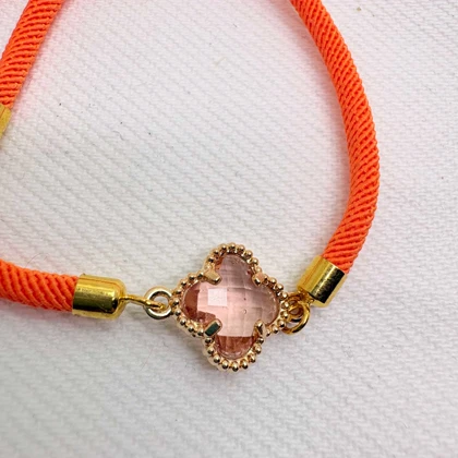 دستبند اسپرت طرح «ونکلیف پرتقالی» (بند طنابی) | تم غروب و تابستان