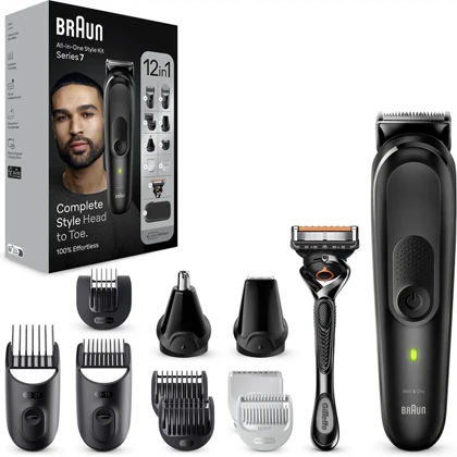 ماشین اصلاح شارژی براون Braun مدل MGK7460 چندکاره 12 در 1