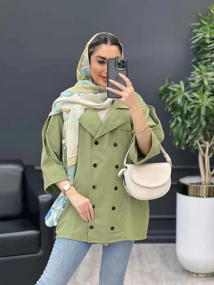مانتو لینن ده دکمه