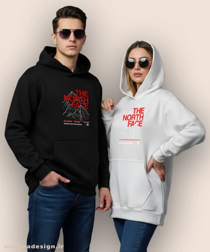 هودی مردانه و زنانه طرح کوه نوردی the north face کد 1071