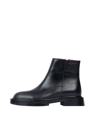 نیم بوت چرم زنانه مدل ws1088