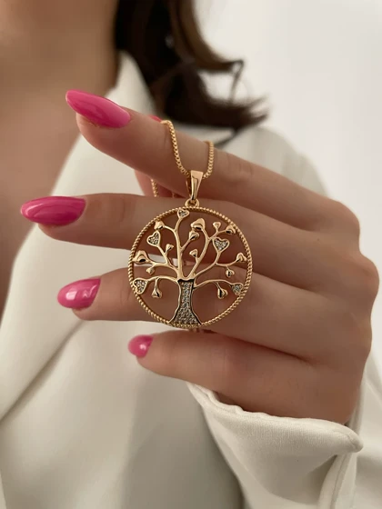 گردنبند درخت زندگی ژوپینگ