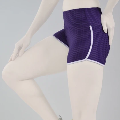 شلوارک سیملس ورزشی زنانه مدل HB229 بنفش