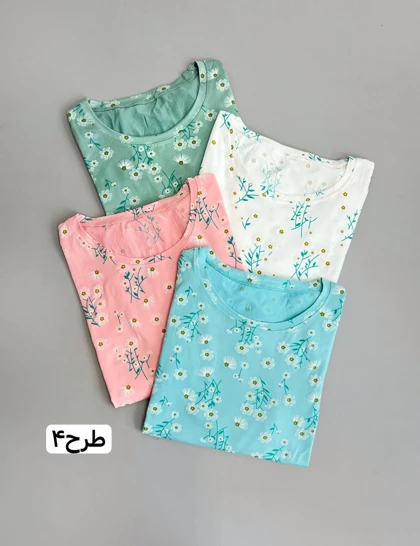 تیشرت گل برجسته کد 3769