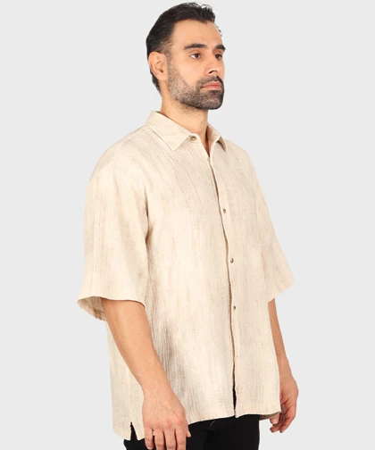 پیراهن باکسی مردانه آستین کوتاه 2683