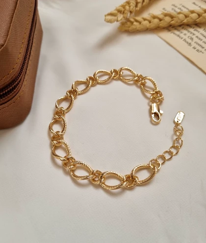 دستبند طرح طلا مانی CM