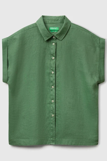 شومیز لینن بنتون CH692