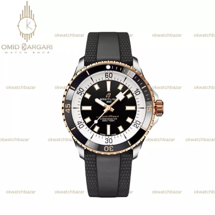 ساعت مچی برایتلینگ سوپراوشین موتور اتوماتیک بند رابر مشکی Breitling