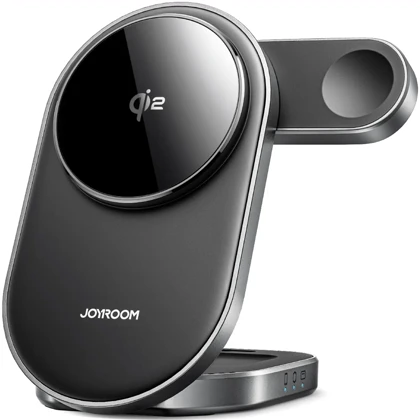 شارژر وایرلس رومیزی جویروم JOYROOM مدل JR-W17 سه کاره