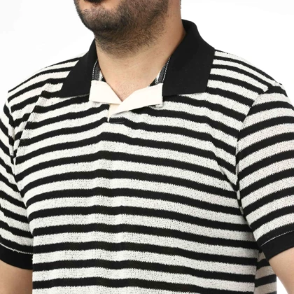 پولوشرت آستین کوتاه بافت مردانه سیزر مدل 154118610