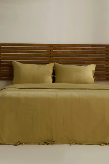 سرویس روتختی دو نفره Karaca Home مدل Carmine پنبه - سبز